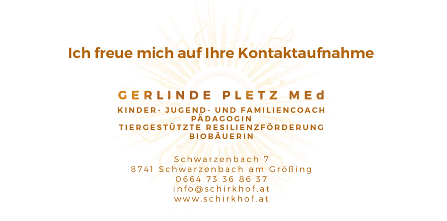 Schirkhof - Gerlinde Pletz - Kontaktdaten